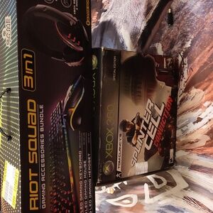 Special Edition Tom Clancy Splinter Cell Xbox with Riot Squad Gaming Accessories